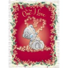 To The One I Love Large Me to You Bear Christmas Card Image Preview